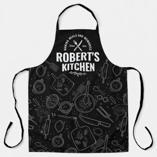 Delantal Apron Chef con nombre personalizado Hombres regalo