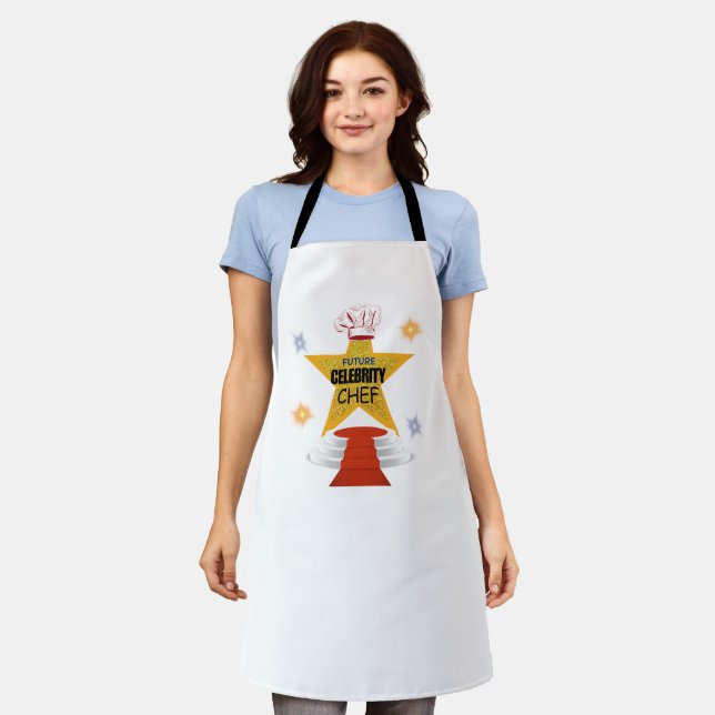 Delantal Apron, Chef Futuro de Celebridad (Gastado)
