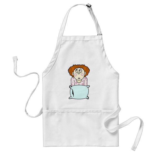 Delantal Apron, Chica de Lil asustado (Frente)
