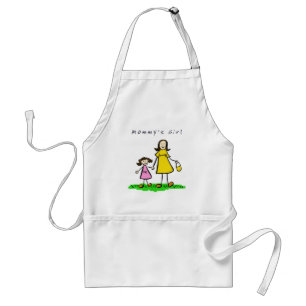 Delantal Apron, Chica de mamá (Brunette)