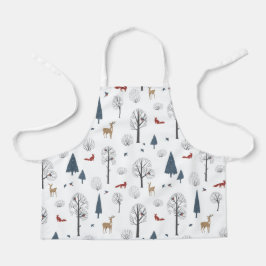 Delantal Apron Children (61 x 51 cm) - Winter Pattern