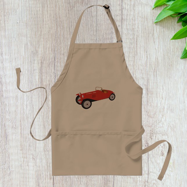 Delantal Apron clásico del coche rojo (Subido por el creador)