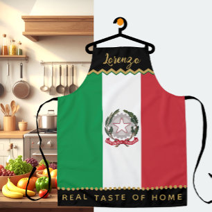 Delantal Apron, cocina, apron de la bandera italiana