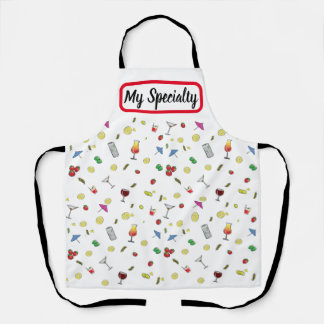 Delantal Apron Cocktail Design