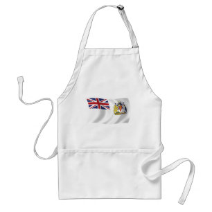 Delantal Apron con bandera antártica británica