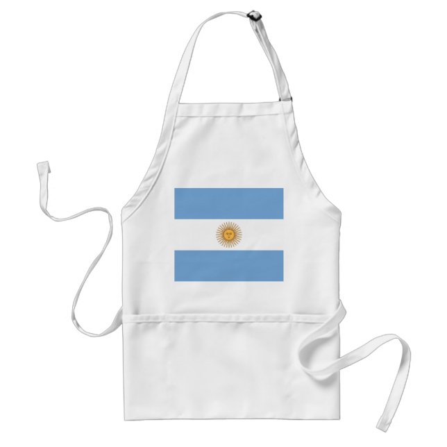 Delantal Apron con bandera de Argentina (Frente)