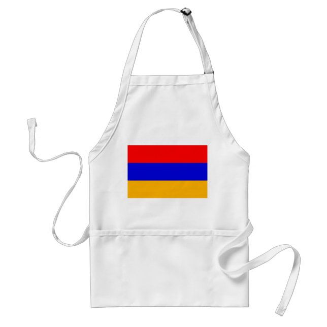 Delantal Apron con bandera de Armenia (Frente)