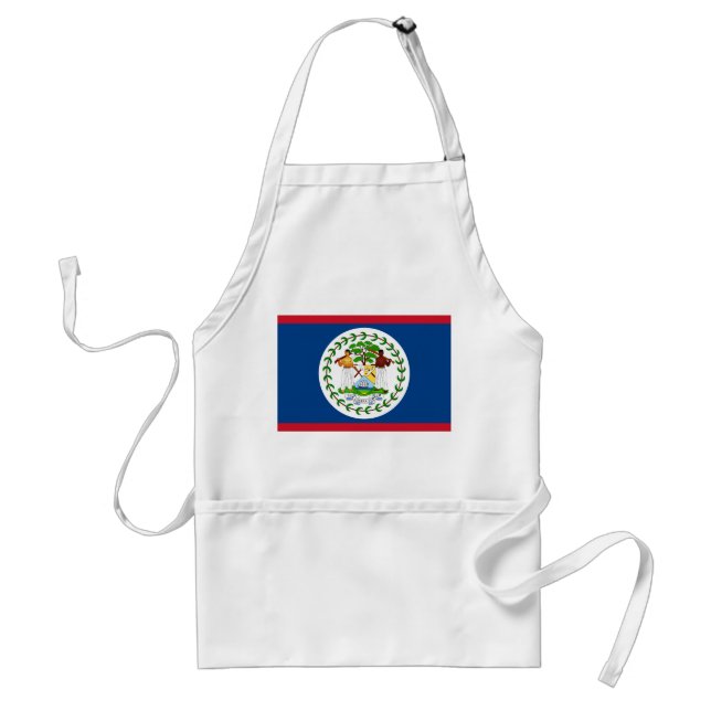 Delantal Apron con bandera de Belice (Frente)