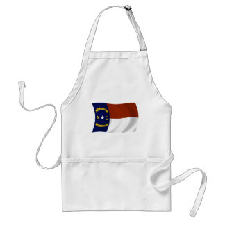 Delantal Apron con bandera de Carolina del Norte