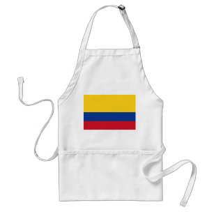 Delantal Apron con bandera de Colombia
