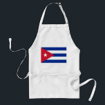 Delantal Apron con bandera de Cuba<br><div class="desc">¡Mejore su atuendo de cocina con nuestro delantal con la bandera de Cuba! Diseñado con meticulosa atención a los detalles, este delantal muestra orgullosamente las icónicas franjas azul, blanca y roja de la bandera cubana, simbolizando la rica historia y el orgullo cultural de la nación. Ideal para cocinar, cocinar o...</div>