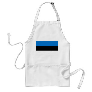 Delantal Apron con bandera de Estonia