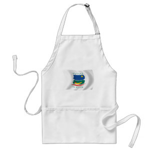 Delantal Apron con bandera de Guyana Francesa