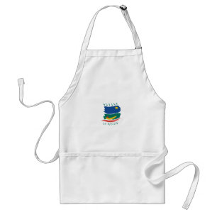 Delantal Apron con bandera de Guyana Francesa
