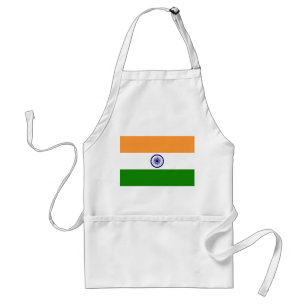 Delantal Apron con bandera de India