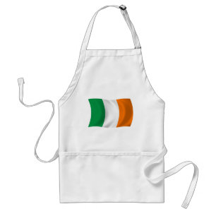 Delantal Apron con bandera de Irlanda