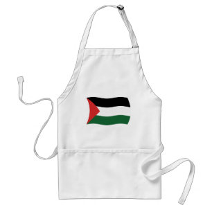 Delantal Apron con bandera de la Autoridad Palestina