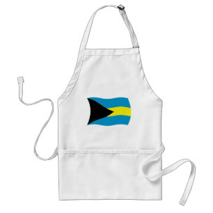 Delantal Apron con bandera de las Bahamas