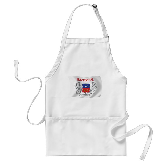Delantal Apron con bandera de Mayotte (Frente)