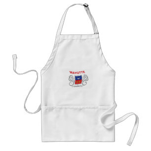 Delantal Apron con bandera de Mayotte