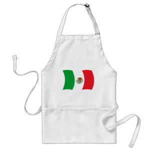 Delantal Apron con bandera de México