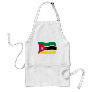 Delantal Apron con bandera de Mozambique
