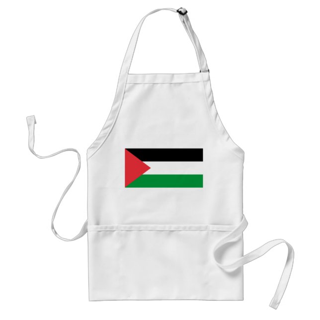 Delantal Apron con bandera de Palestina (Frente)