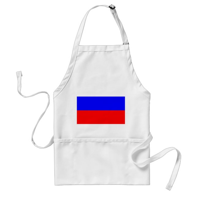 Delantal Apron con bandera de Rusia (Frente)