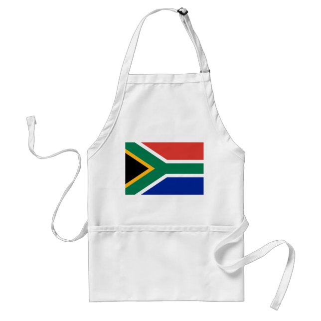 Delantal Apron con bandera de Sudáfrica (Frente)
