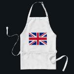 Delantal Apron con bandera del Reino Unido<br><div class="desc">Añada un toque de orgullo británico a su cocina con esta delantal con la bandera del Reino Unido. Diseñado con meticulosa atención a los detalles, este delantal celebra la rica herencia y diversidad cultural representada por la bandera de la Unión. El diseño exhibe orgullosamente la emblemática bandera del Reino Unido,...</div>