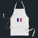 Delantal Apron con bandera francesa<br><div class="desc">Este diseño está incluido en la colección de fiestas temáticas de París. Los productos de esta línea pueden mostrar diferentes culturas francesas. Este elemento muestra la bandera francesa. Para más productos; por favor vea Nuestras otras ciudades temáticas. Cada ciudad tiene una variedad de artículos de diseño con un estilo distintivo....</div>