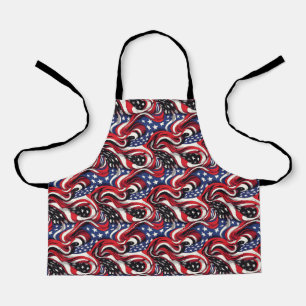 Delantal Apron con bandera patriótica