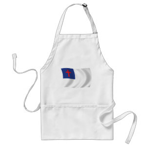 Delantal Apron con bandera religiosa cristiana