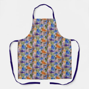 Delantal Apron con barra de color
