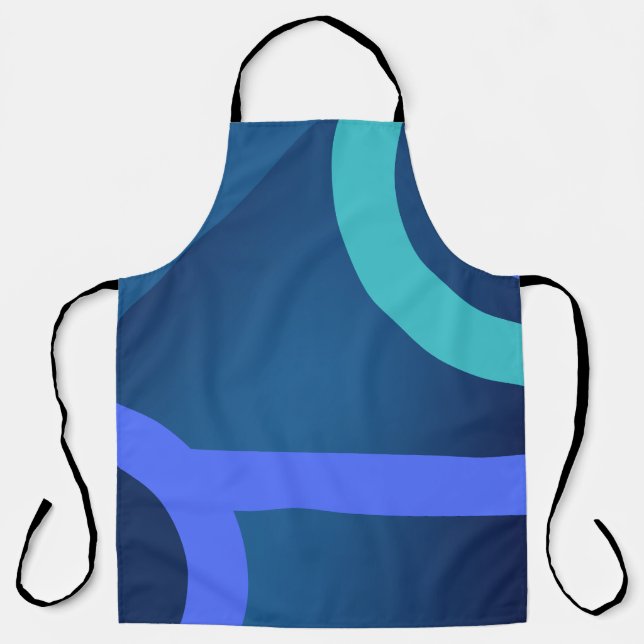Delantal Apron con barra de color (Anverso)