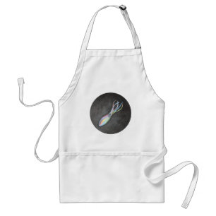 Delantal Apron con calamar arcoiris