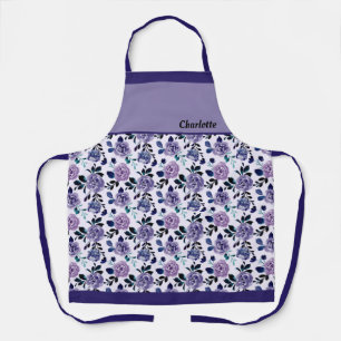 Delantal Apron con color de agua morado