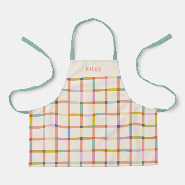 Delantal Apron con colorido personalizado (Anverso)