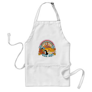 Delantal Apron con diseño de buenas vibraciones todo el día