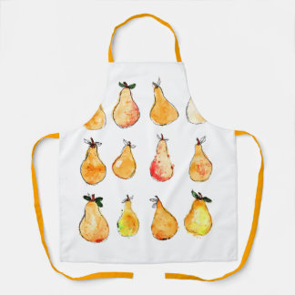 Delantal Apron con diseño de peras