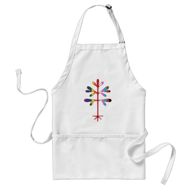 Delantal Apron con el Esplandor del Orgullo (Frente)