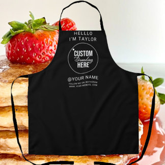 Delantal Apron con el logotipo de Black Business