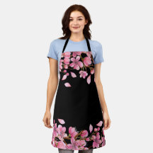 Apron con flores de cerezo