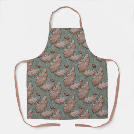 Delantal Apron con hojas de roble