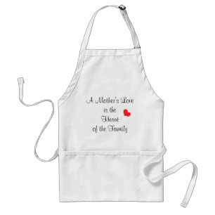 Delantal Apron con la cita "El amor de una madre"