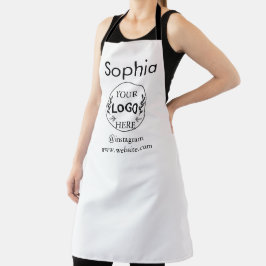 Delantal Apron con logotipo de negocios de personalizado | 