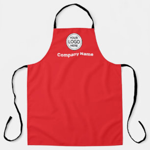 Delantal Apron con logotipo de negocios minimalista
