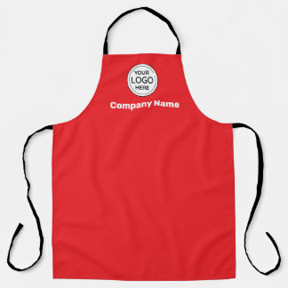 Delantal Apron con logotipo de negocios minimalista