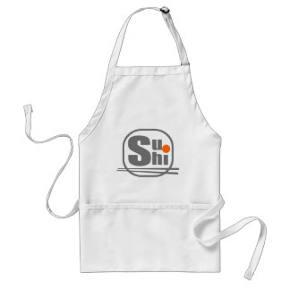 Delantal Apron con logotipo de sushi