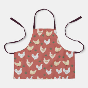 Delantal Apron con pollo de corral